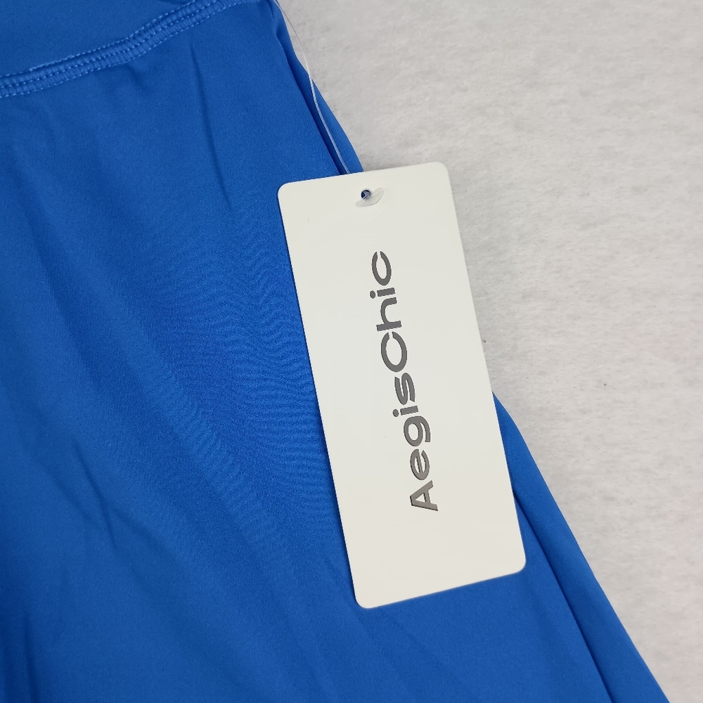 NWT Women's Blue Butterfly Flowy Shorts In Royal Blue XXL - Picture 5 of 5